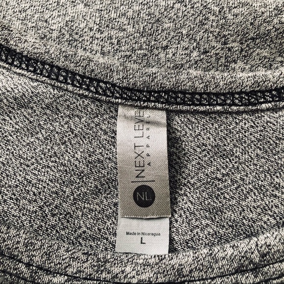 Next Level Men’s Grey SS Crew Neck T-shirt. - Picture 3 of 6